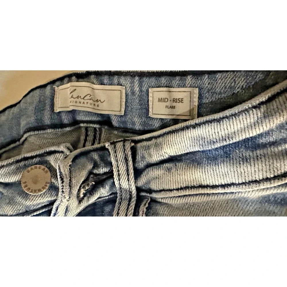 Girls Kancan Signature Mid-Rise Flare Jeans - Size 10